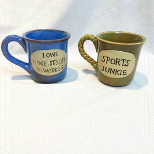 2 Humour Ceramic Mugs